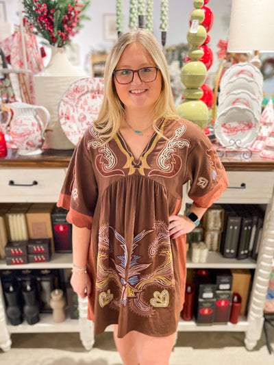 Umgee Brown Hayley Dress