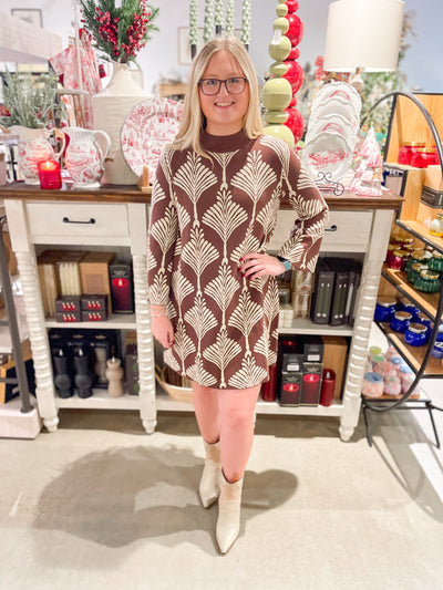 Umgee Brown Andi Sweater Dress