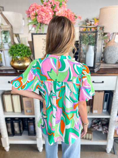 Jodifl Kelly Green Lauren Top