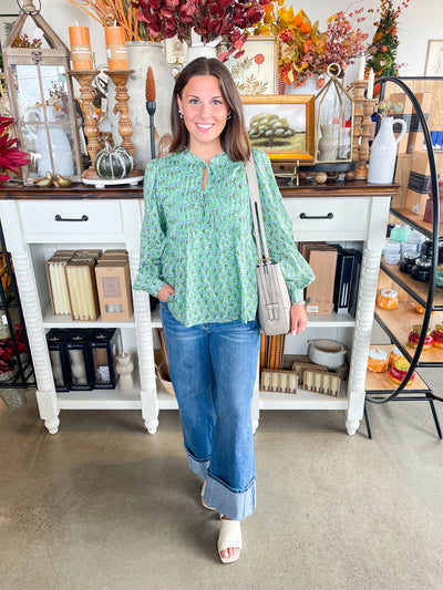 Jodifl Green Camila Top