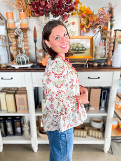 Jodifl Marsala Willow Top