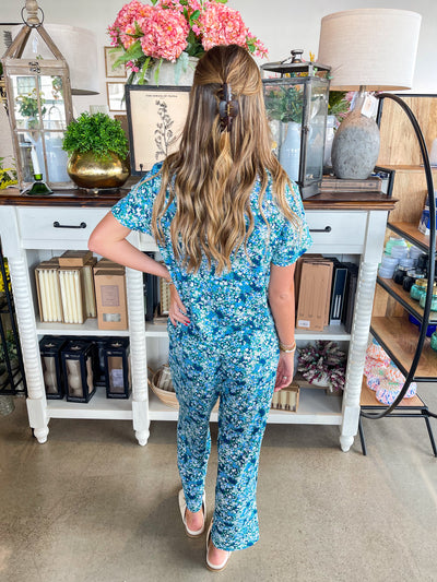 Alli Day Dreaming Blue Pajama Pant Set