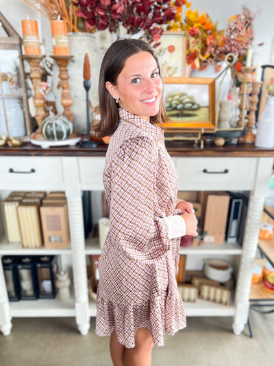 Beige Combo Brinley Dress