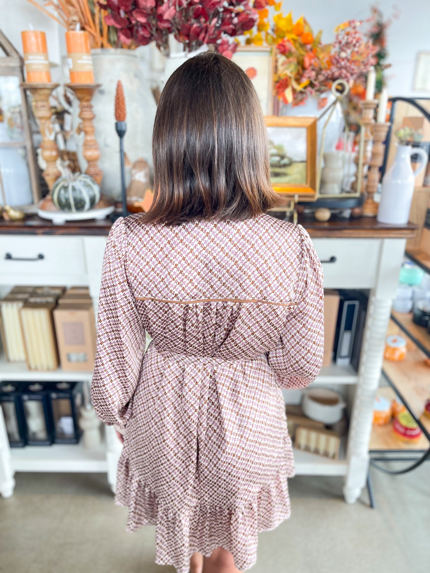 Beige Combo Brinley Dress