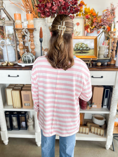 Pink White Mila Top