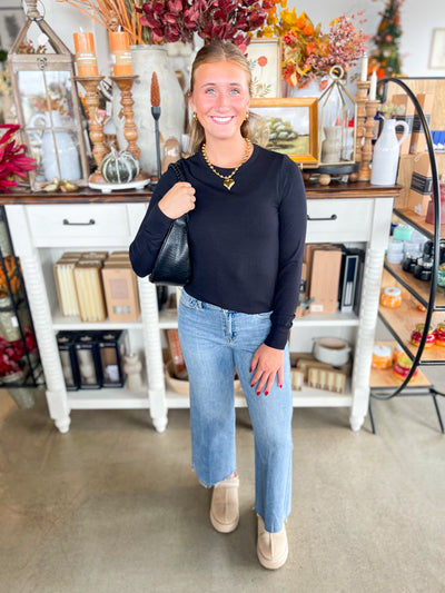 Black Stacy Top