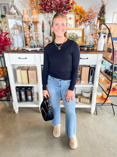 Black Stacy Top