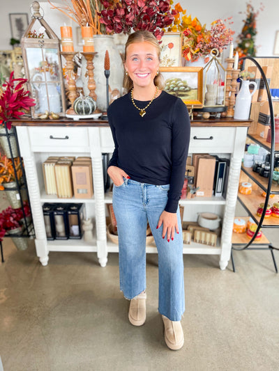 Black Stacy Top