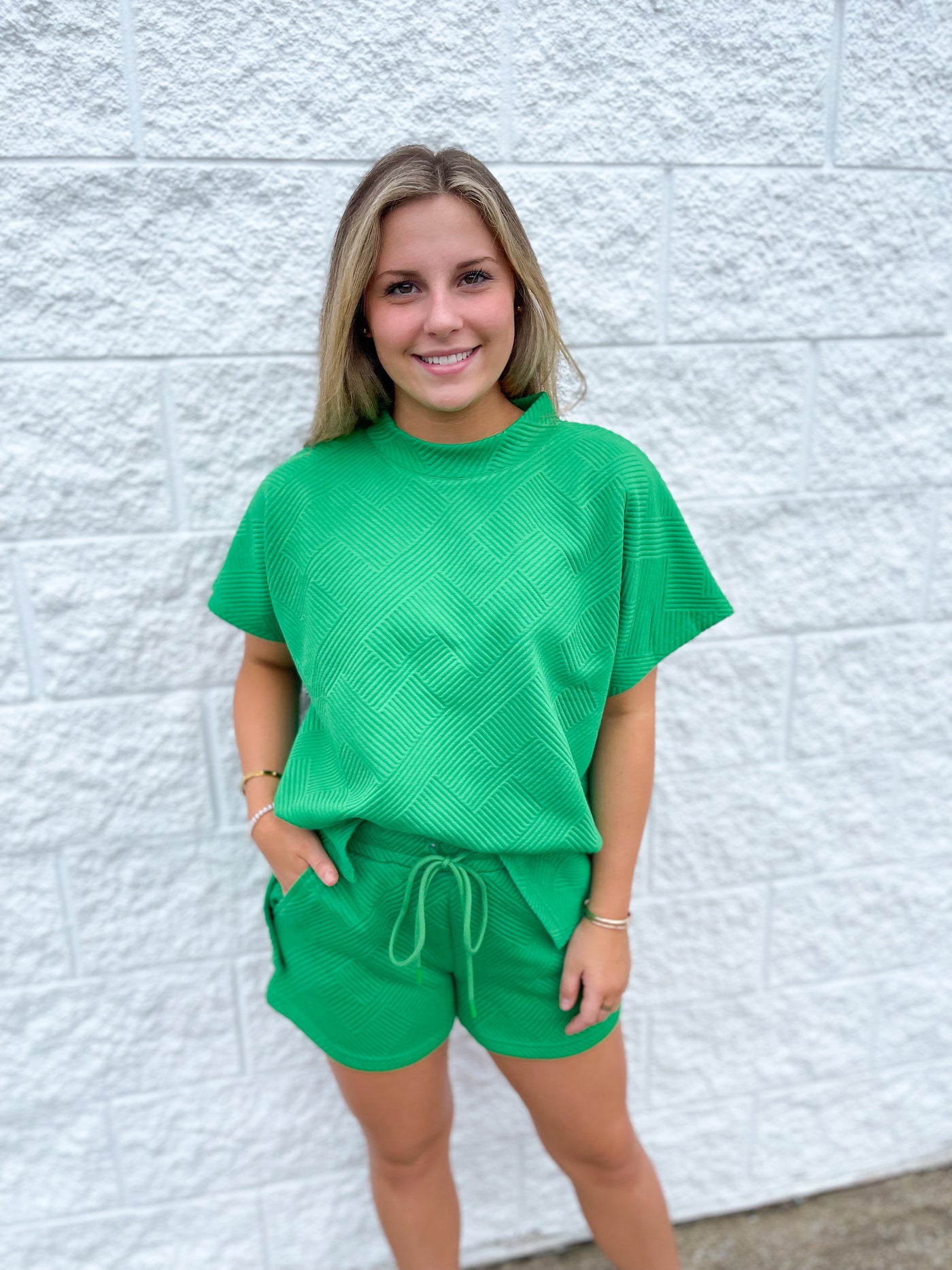 Green Short Set