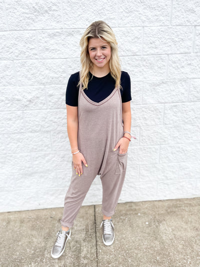 jumpsuit, comfy, soft, pockets