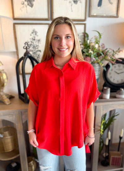 Tomato Red Keri Top