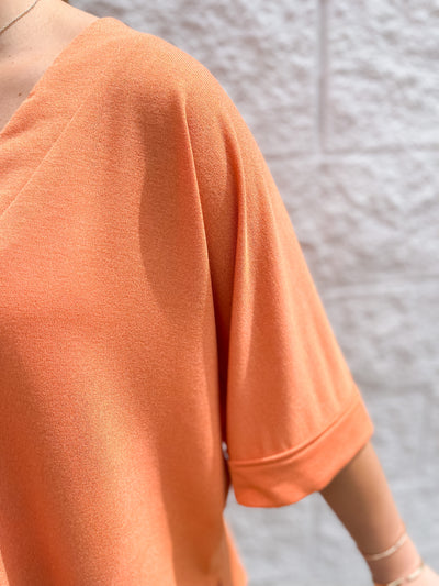 Andrea Orange Top