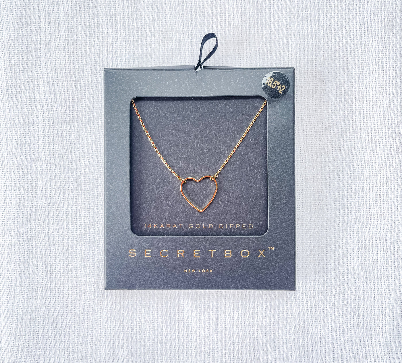 Secret Box Heart Wire Necklace