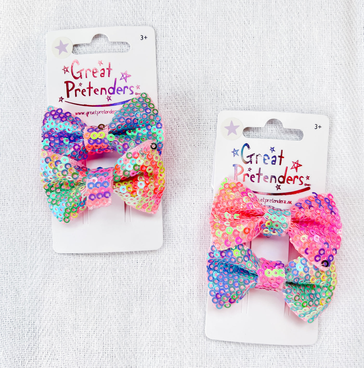 Rainbow Sequins Bows