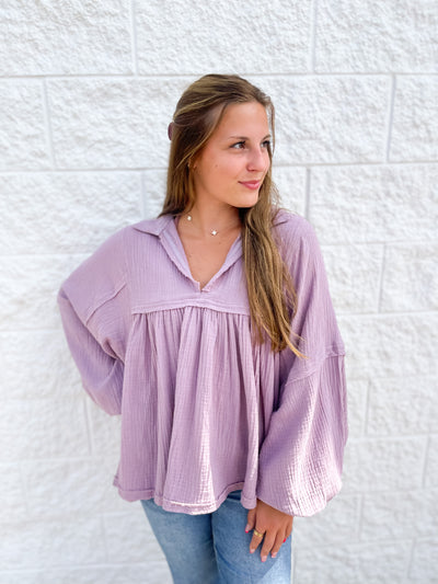 Plum Charlotte Top