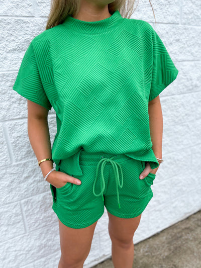 Green Short Set