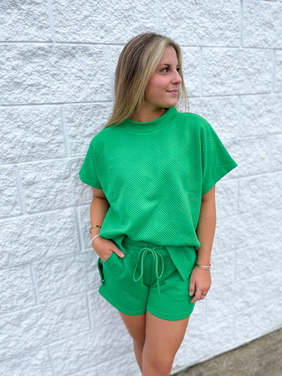 Green Short Set