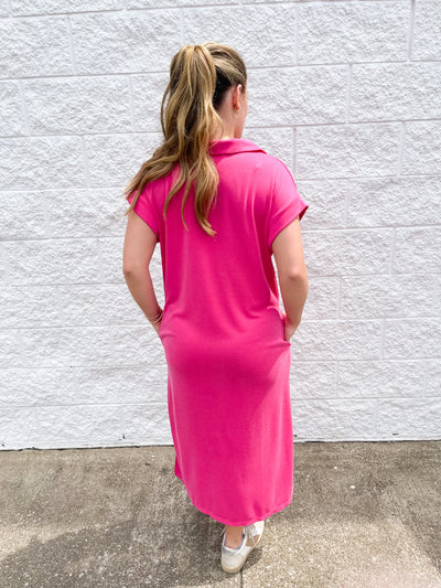 Pink Tanya Long Dress