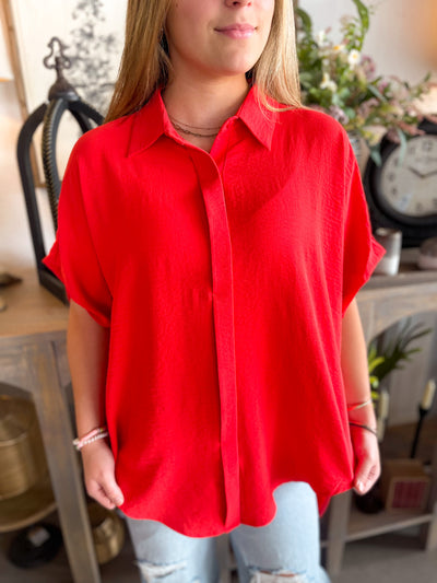 Tomato Red Keri Top