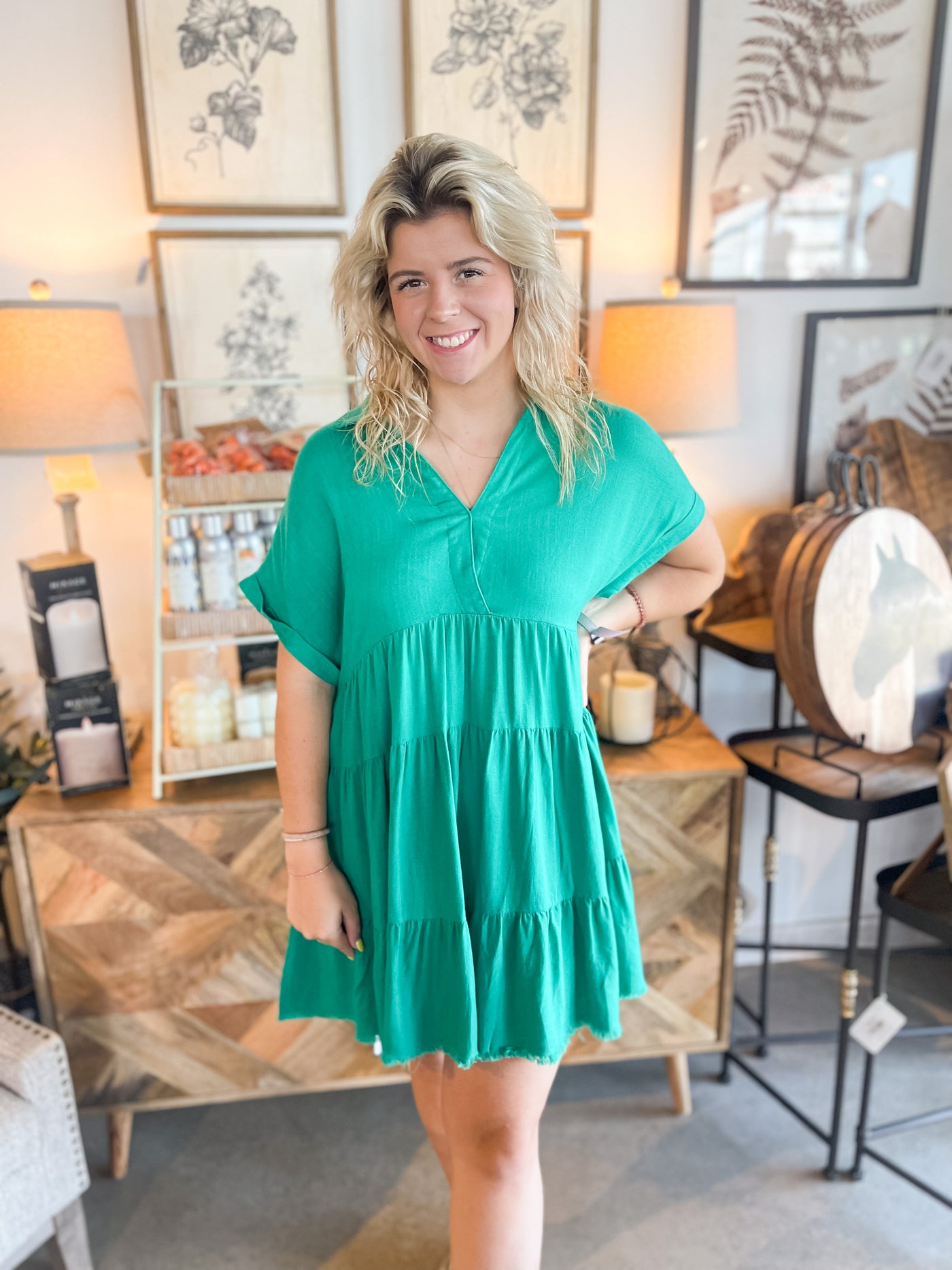 Green Brenda Dress