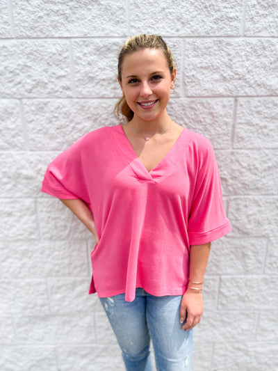 Andrea Pink Top