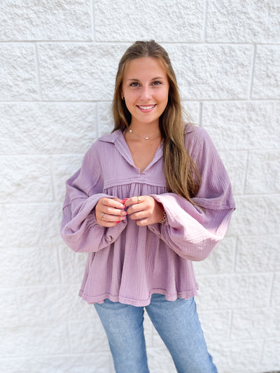 Plum Charlotte Top