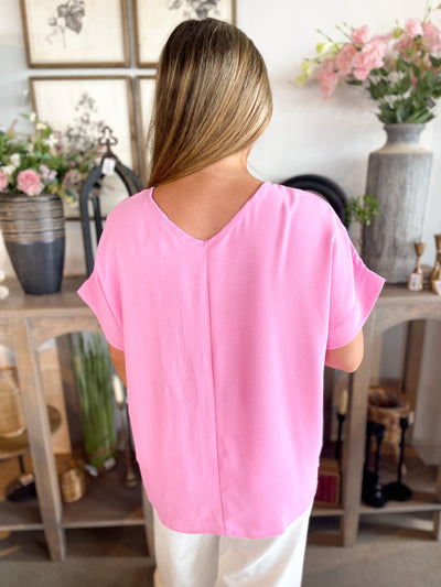 Holly Pink Berry Top