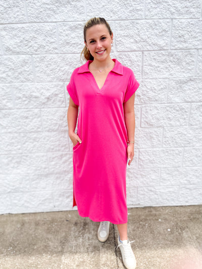 Pink Tanya Long Dress