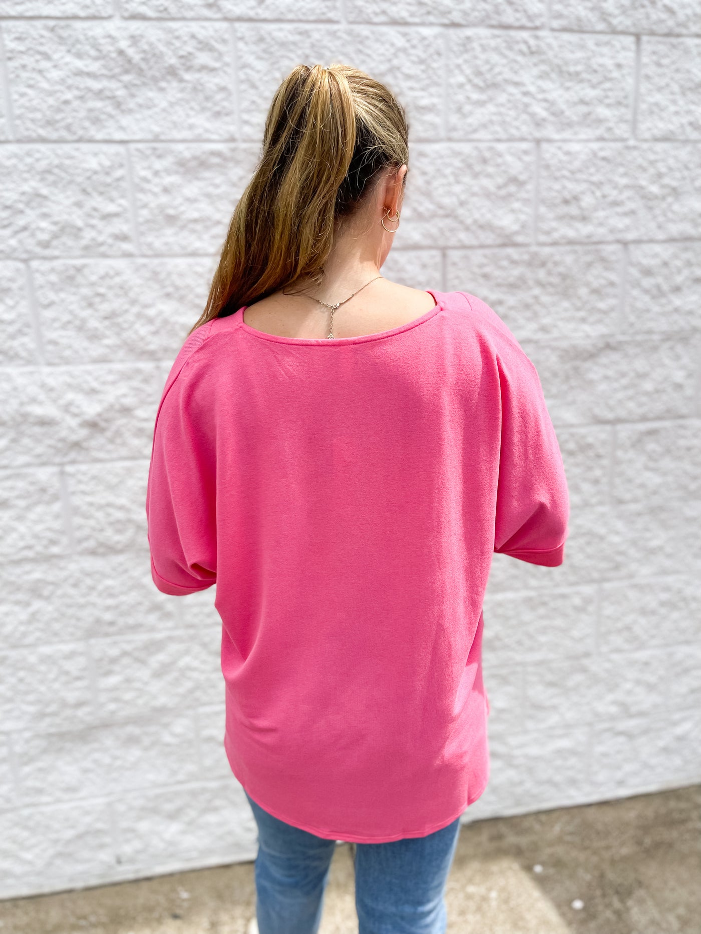 Andrea Pink Top