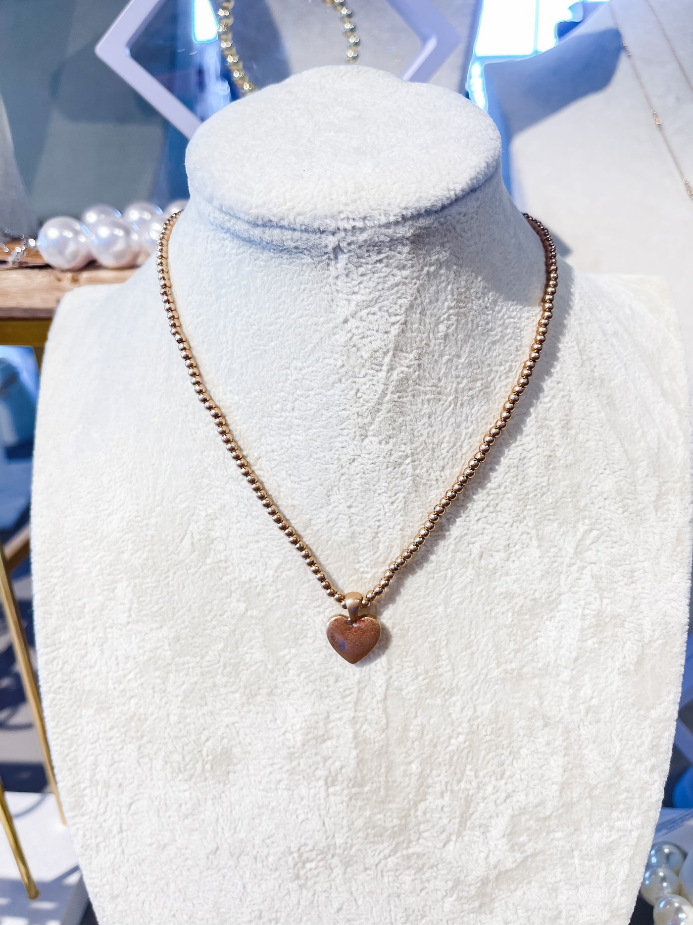 Macy Heart Chain Necklace