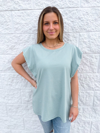 Mint Jaqlyn Top