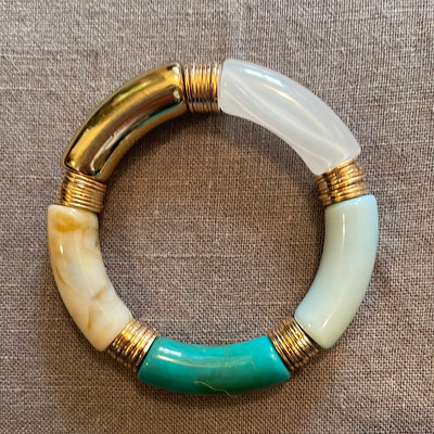 Tube Bracelet w/Disk