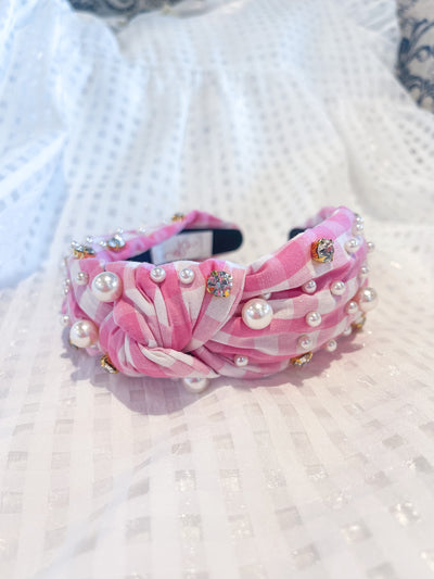 Sandy Pearls Crystal and Pearl Headband