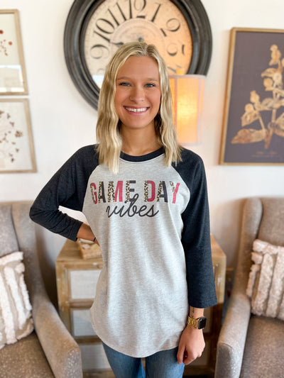 Game Day Vibes Raglan Tee