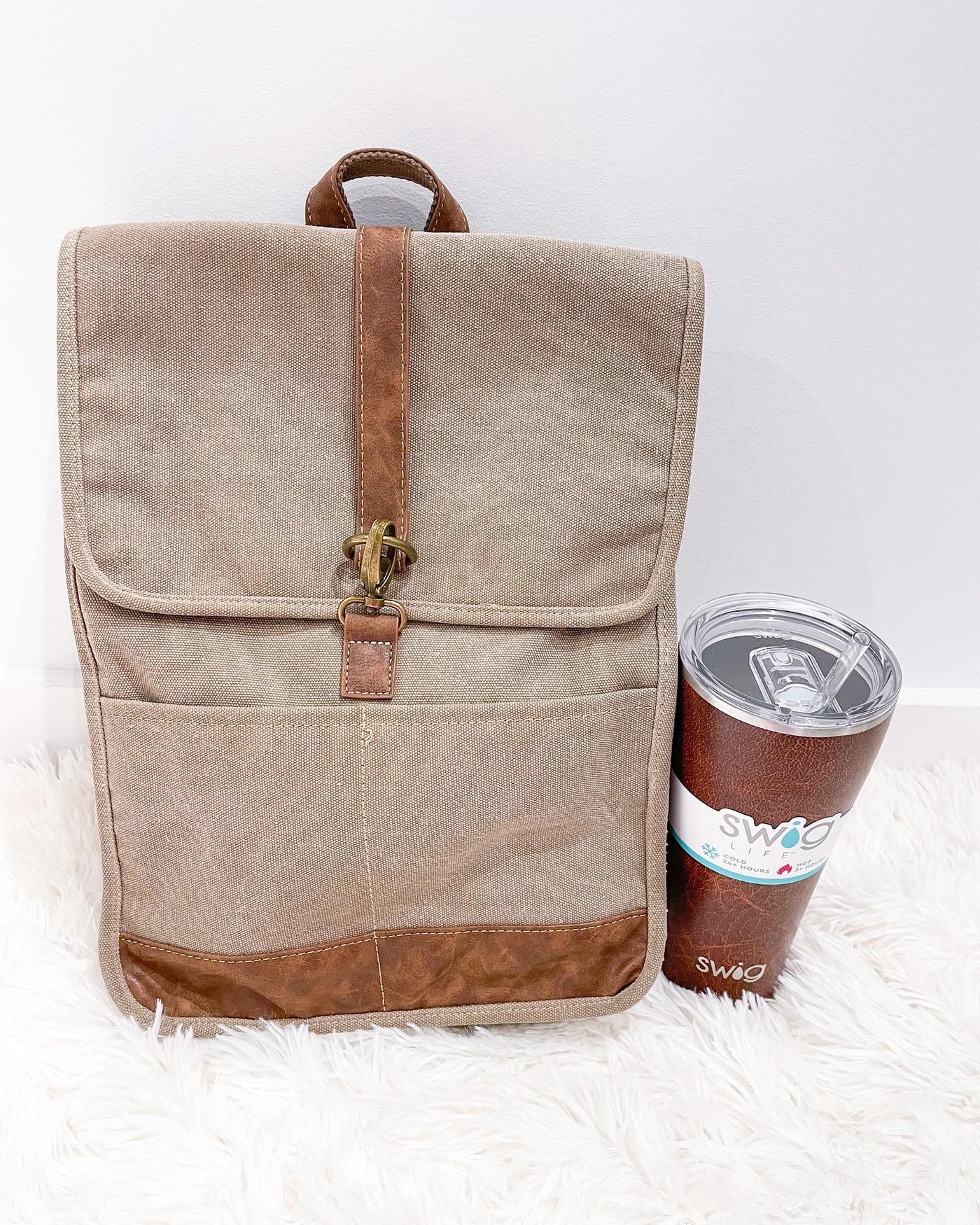 Fold Over Cargo Backpack