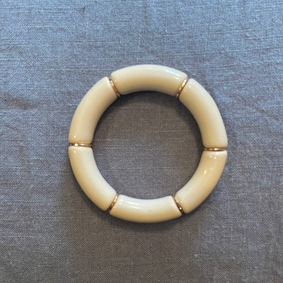 Tube Bracelet w/Disk