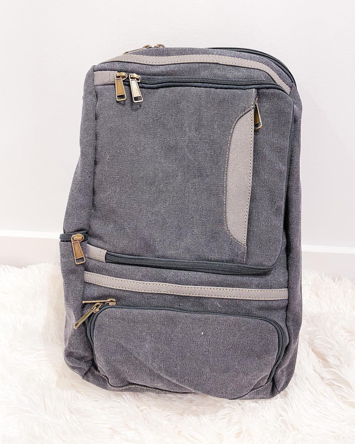 Black Cargo Backpack