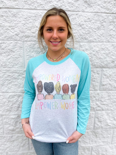 Empowered Women Raglan Tee