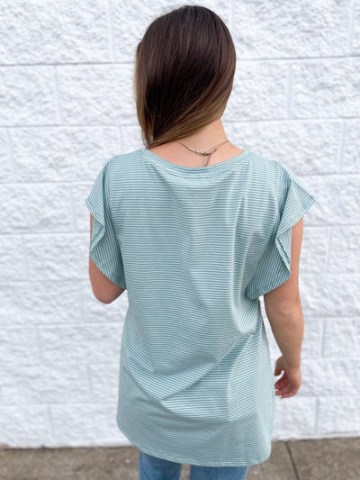 Mint Jaqlyn Top