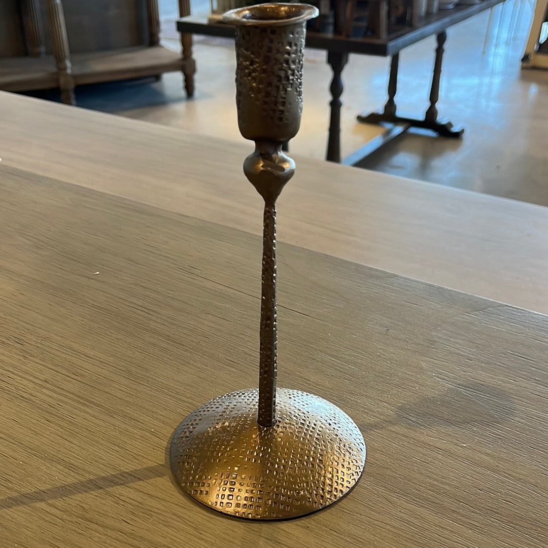 8” Skinny Gold Candle Holder