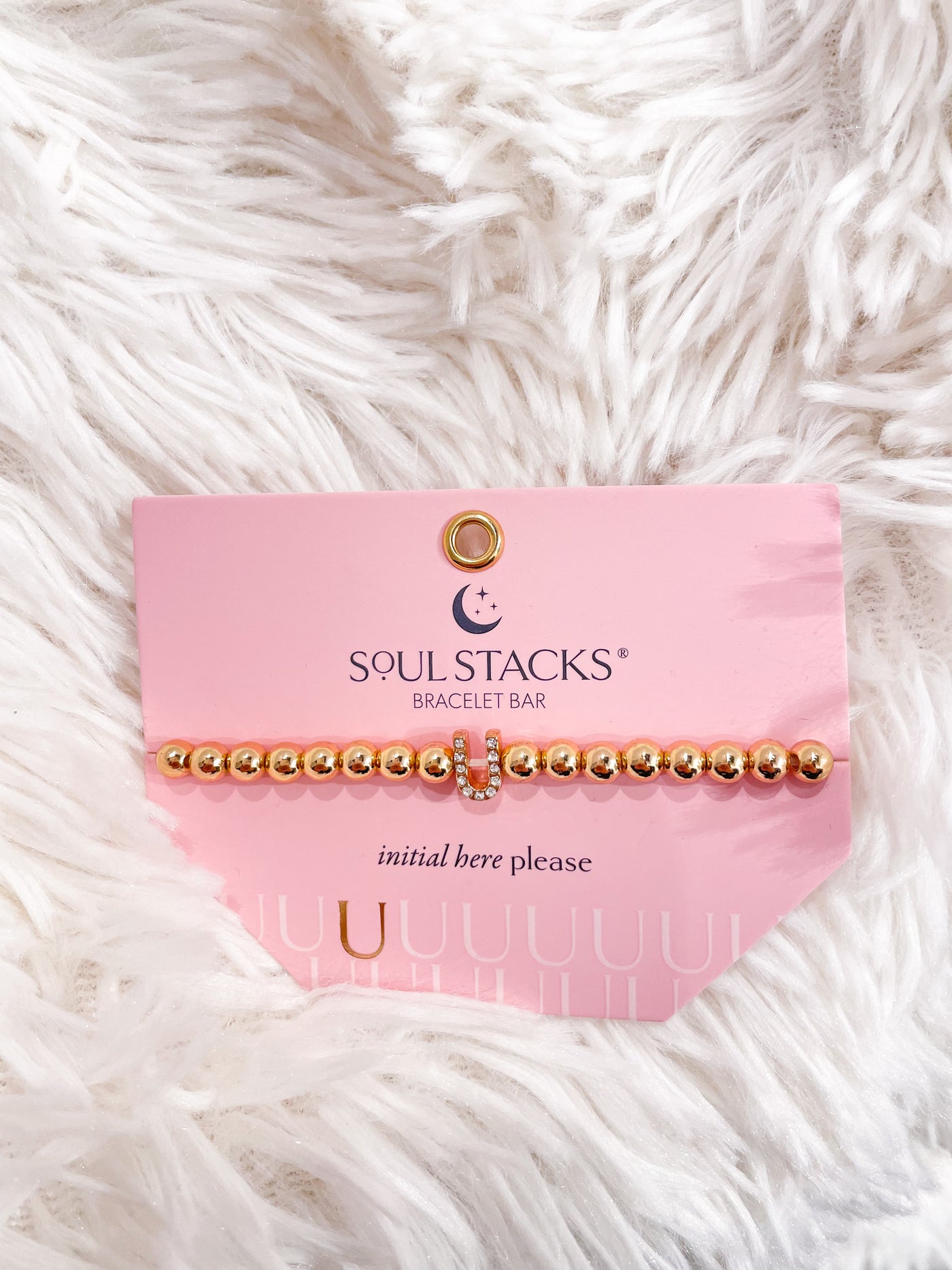 Soul Stacks Initial Bracelet