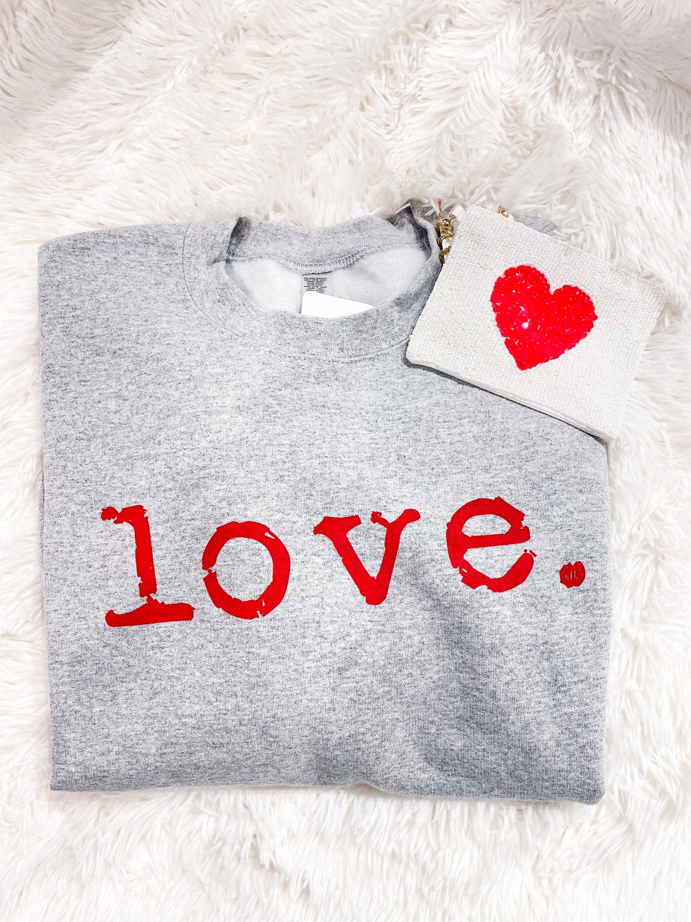 Grey Love Sweatshirt