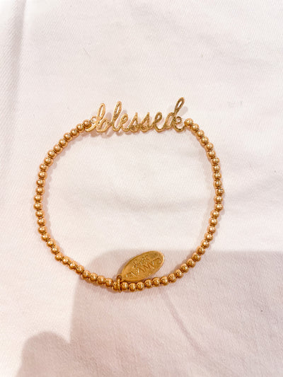 Leah Bead Stretch Bracelet