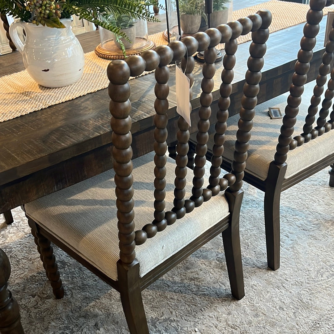 Brown Wash Table & 4 Chairs