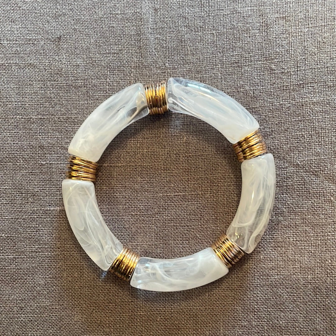 Tube Bracelet w/Disk