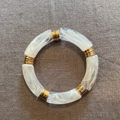 Tube Bracelet w/Disk