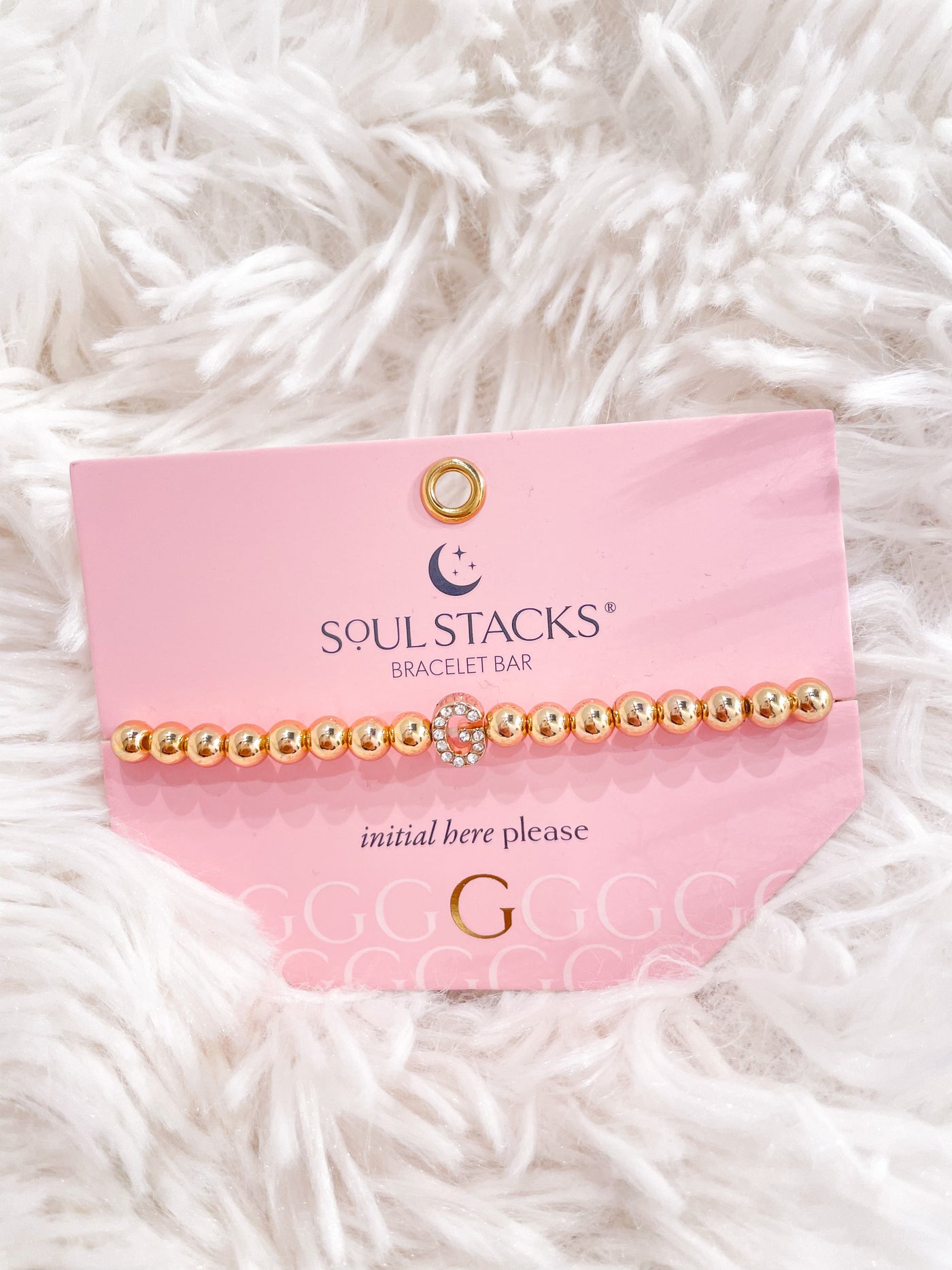 Soul Stacks Initial Bracelet