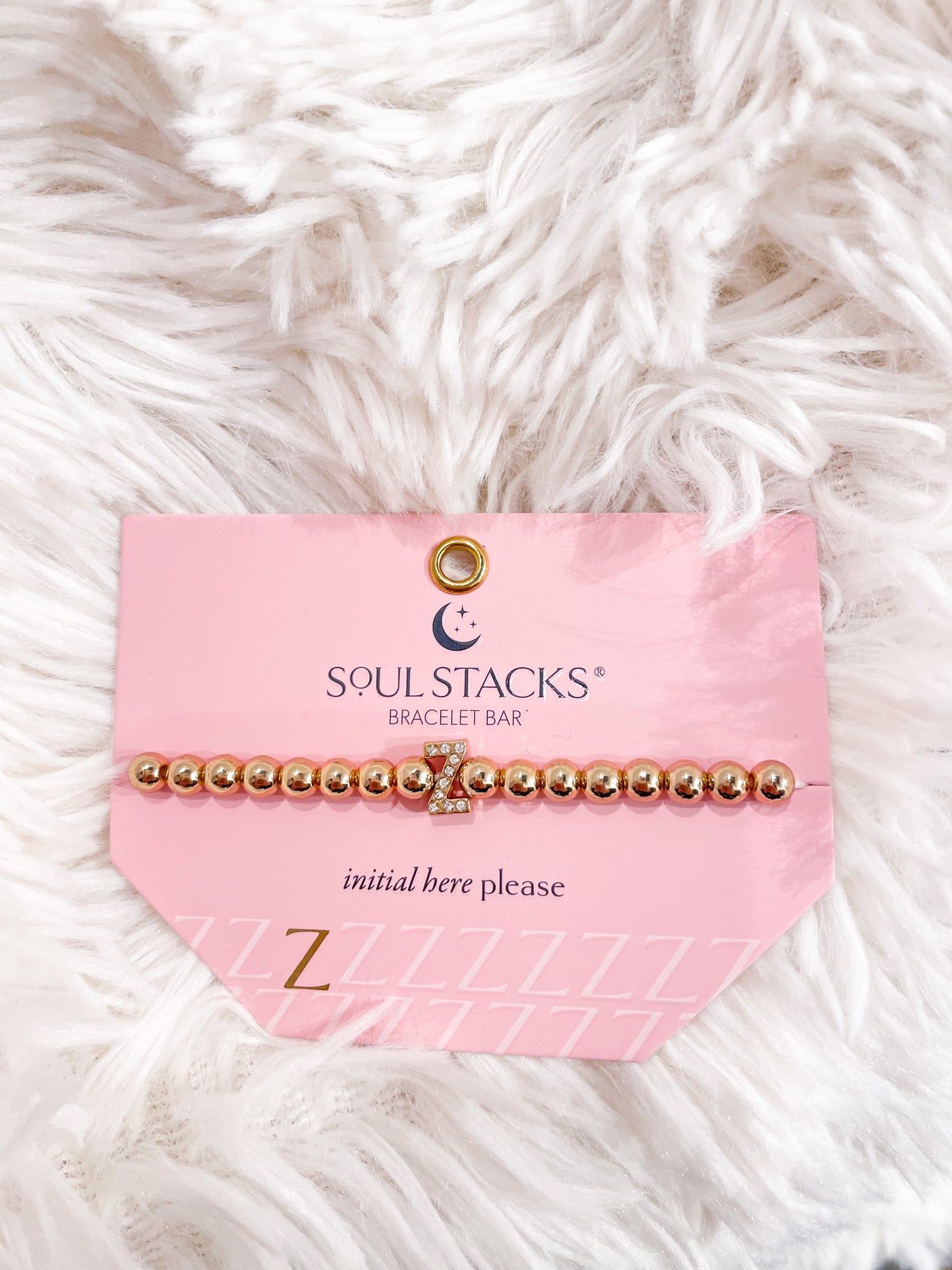 Soul Stacks Initial Bracelet