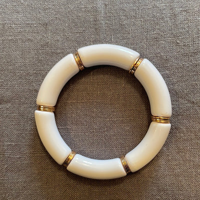 Tube Bracelet w/Disk