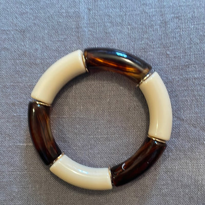 Tube Bracelet w/Disk